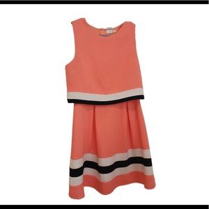 Preppy, pink & nautical mini dress